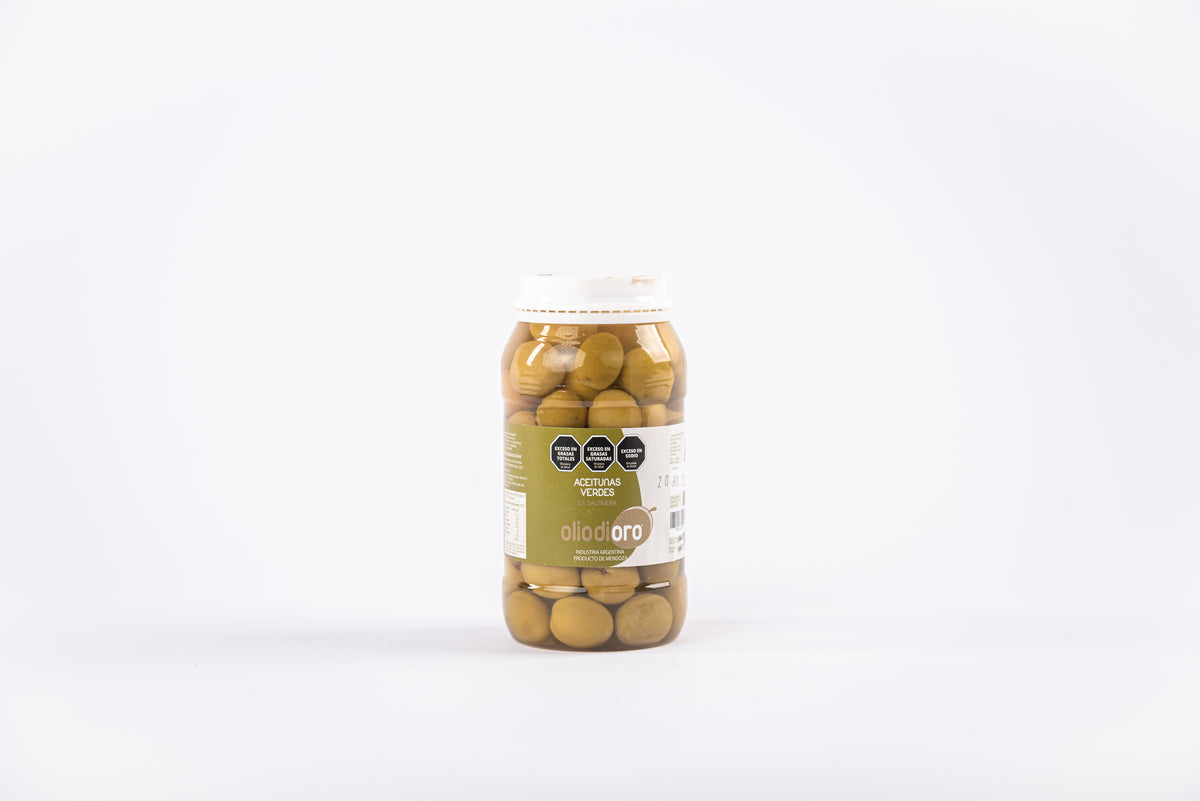 Aceitunas verdes en salmuera N 0 . 500 gr