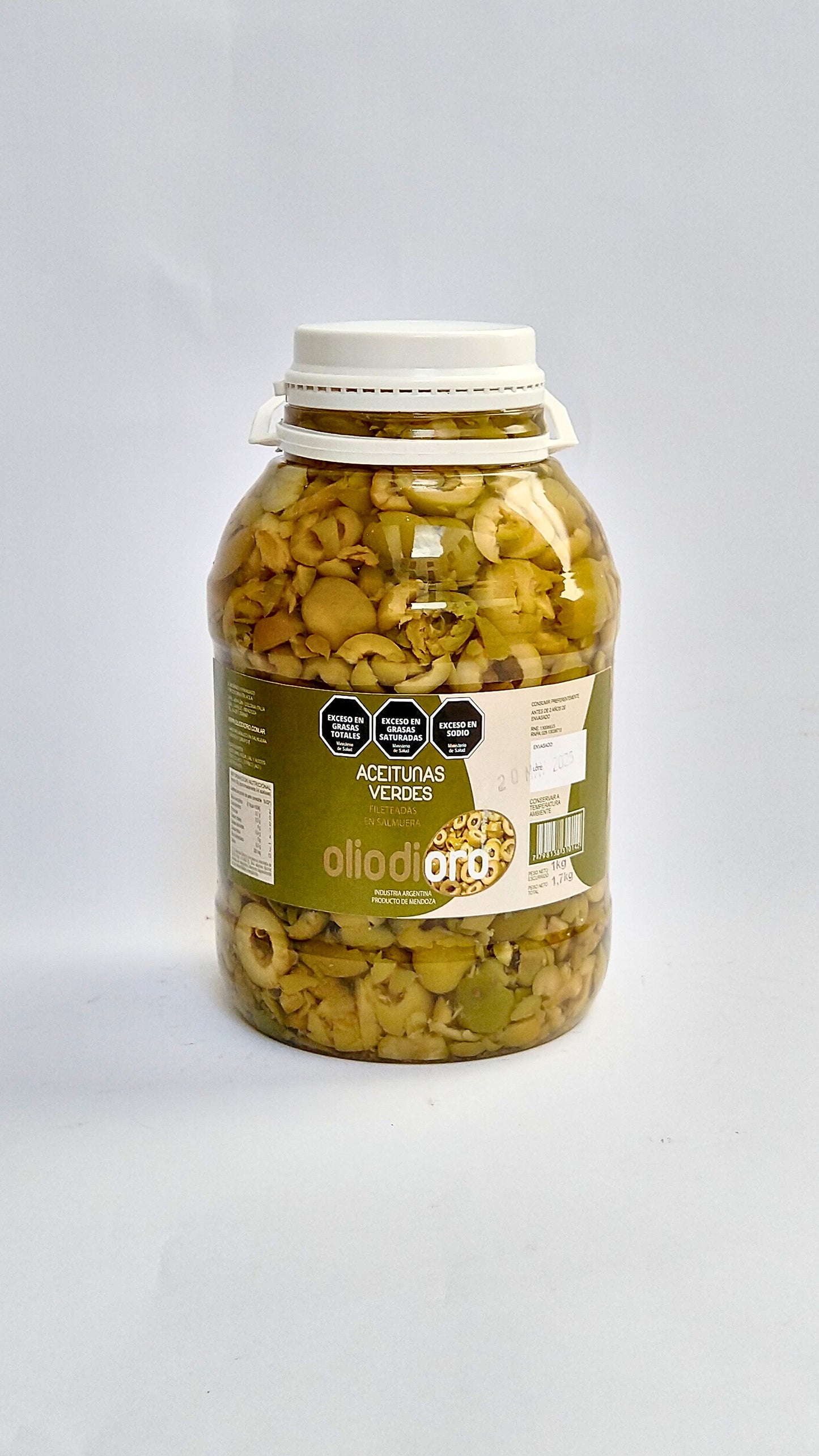 Aceitunas verdes fileteadas 1 kg