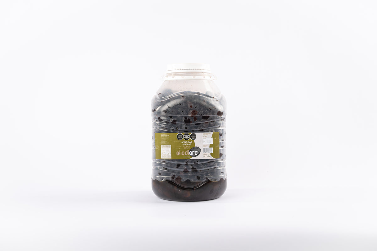 Aceitunas negras estilo griegas 5 kg.