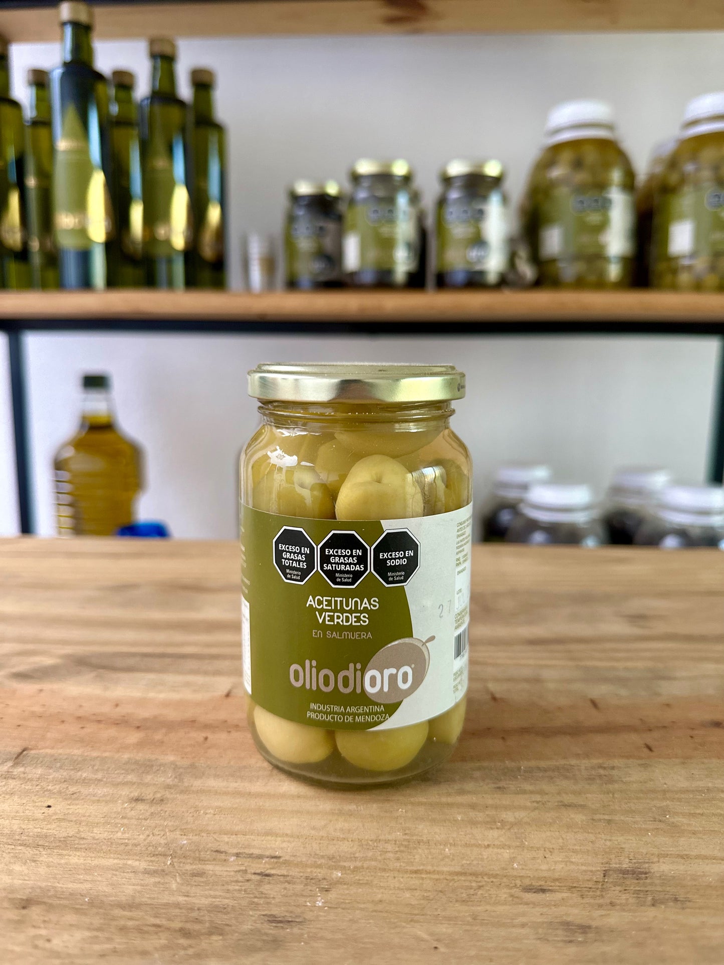 Aceitunas verdes en salmuera 300 gr