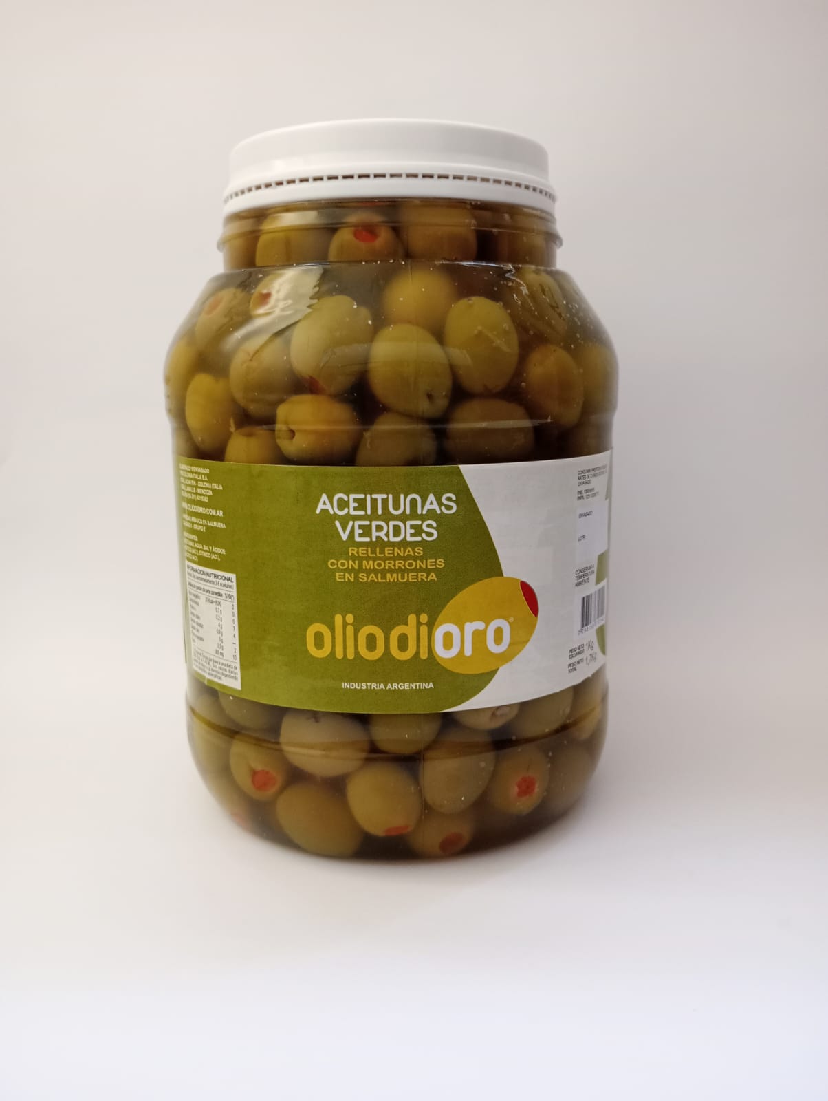 Aceituna rellenas con morrón 2 kg