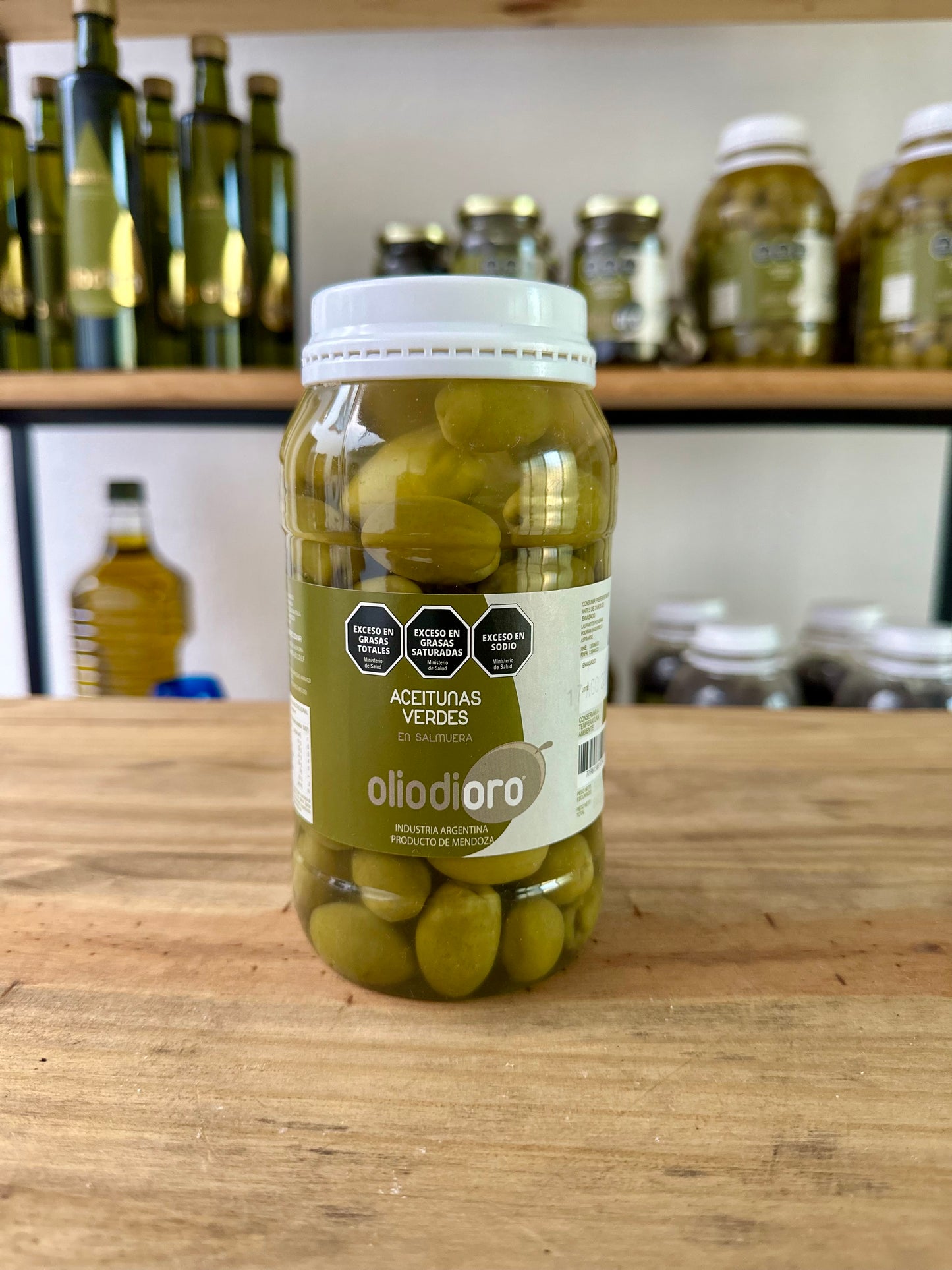 Aceitunas verdes en salmuera N 1. 500 gr