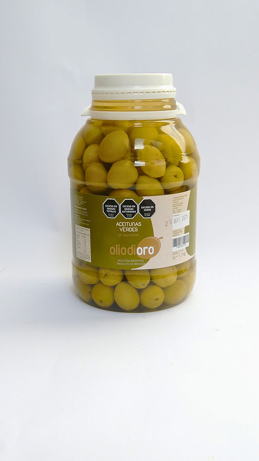 Aceitunas verdes en salmuera N 0. 1 kg