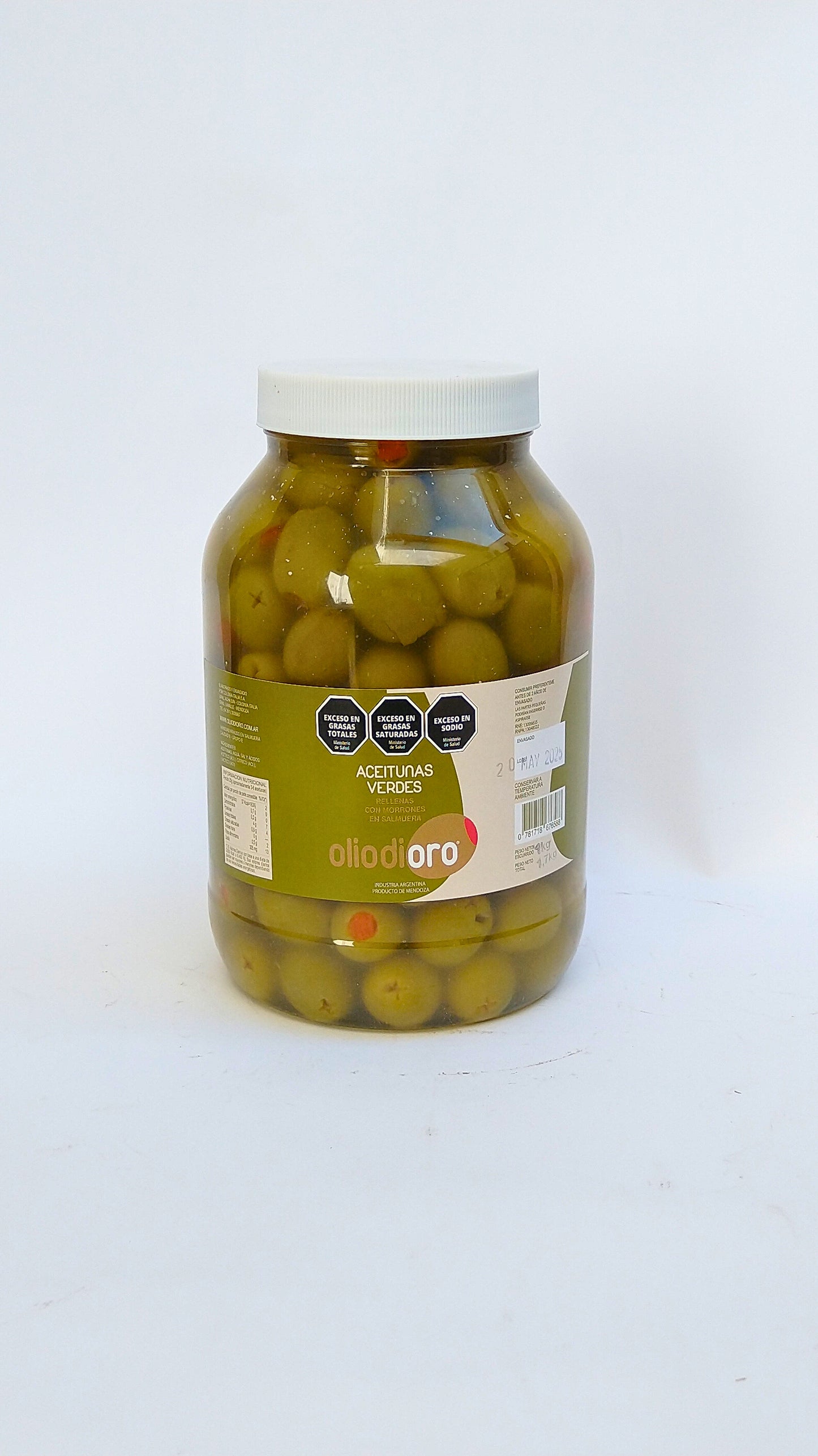 Aceitunas rellenas con morrón 1 kg