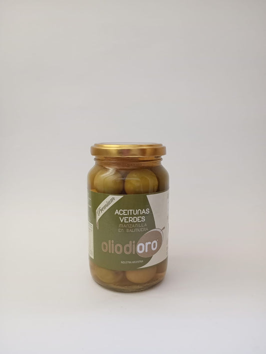 Aceitunas verdes en salmuera 300 gr x 12 unidades