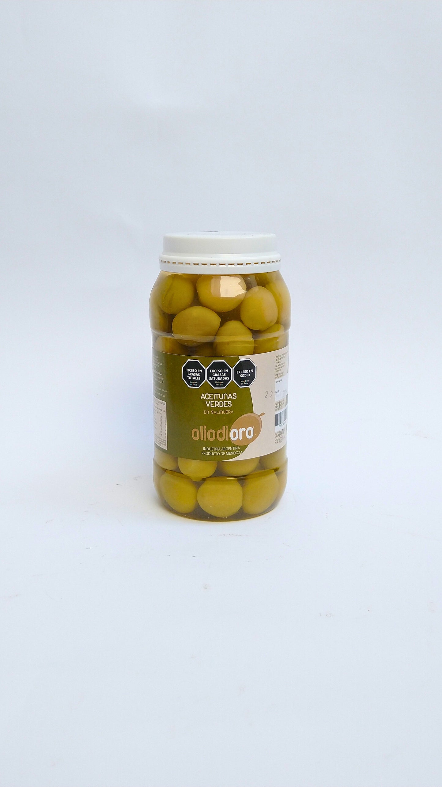Aceitunas verdes en salmuera N 0 . 500 gr