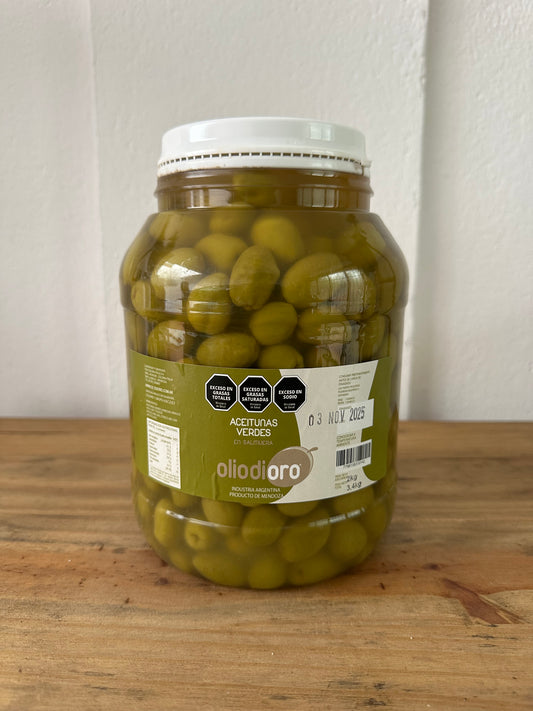 Aceitunas verdes salmuera N 0. 2 kg