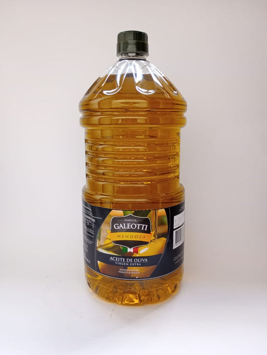 Aceite de oliva virgen extra 3 lt x 6 unidades.