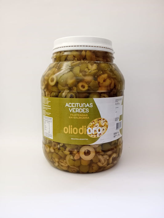 Aceitunas verdes fileteadas 2 kg