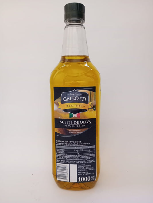 Aceite de oliva virgen extra 1 lt x 12 unidades