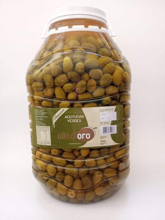 Aceitunas verdes en salmuera N 0(5 kg) x 4 unidades